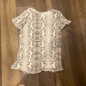 Snakeskin shirt